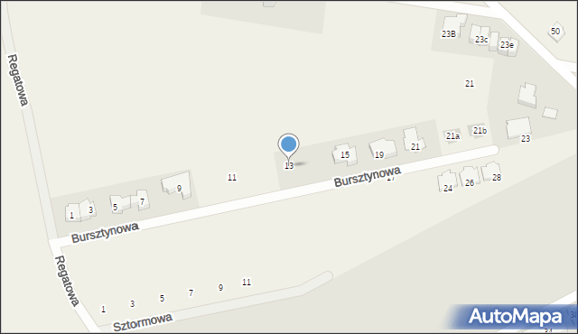 Rembelszczyzna, Bursztynowa, 13, mapa Rembelszczyzna