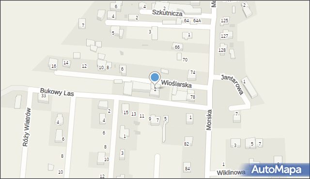 Rewa, Bukowy Las, 2, mapa Rewa