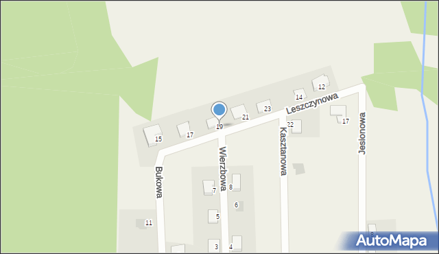 Rudy, Bukowa, 19, mapa Rudy