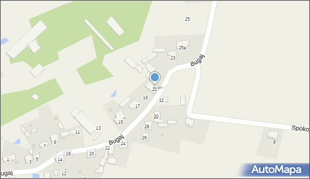 Rzerzęczyce, Bugaj, 21, mapa Rzerzęczyce