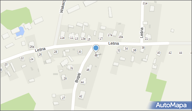 Rzerzęczyce, Bugaj, 48, mapa Rzerzęczyce