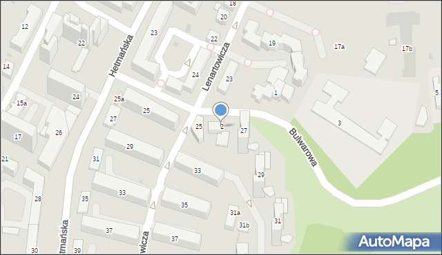 Rzeszów, Bulwarowa, 2, mapa Rzeszów