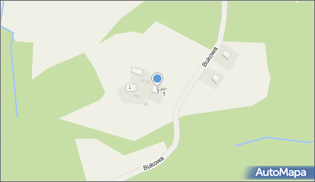 Sanka, Bukowa, 3, mapa Sanka