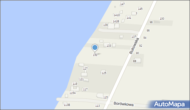 Sapowice, Bukowska, 131, mapa Sapowice