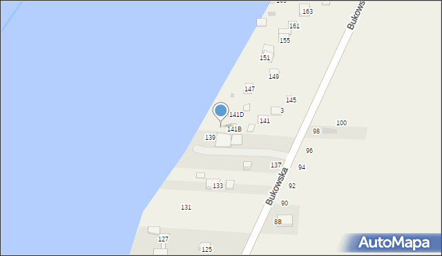 Sapowice, Bukowska, 141C, mapa Sapowice