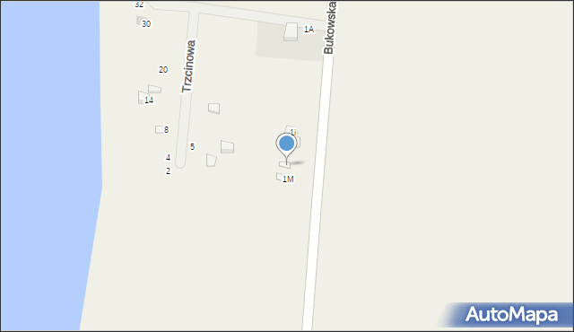 Sapowice, Bukowska, 1l, mapa Sapowice