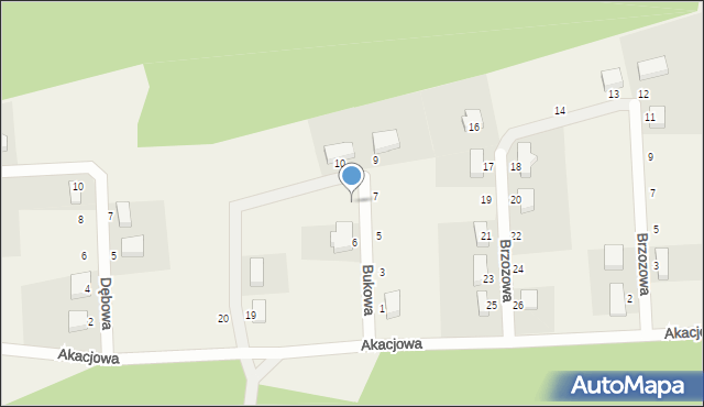 Siedlisko, Bukowa, 8, mapa Siedlisko