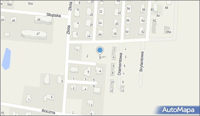 Siemianice, Bursztynowa, 3, mapa Siemianice