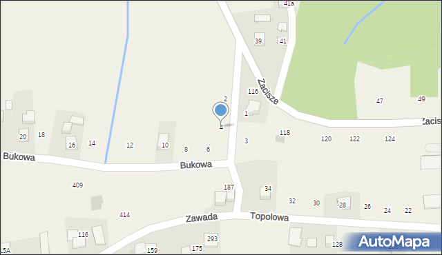 Siepraw, Bukowa, 4, mapa Siepraw