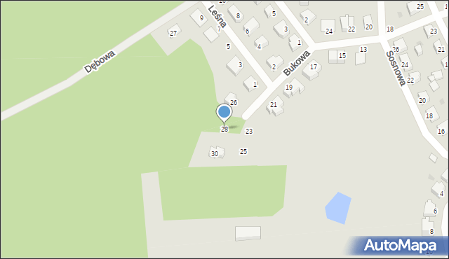 Skarszewy, Bukowa, 28, mapa Skarszewy