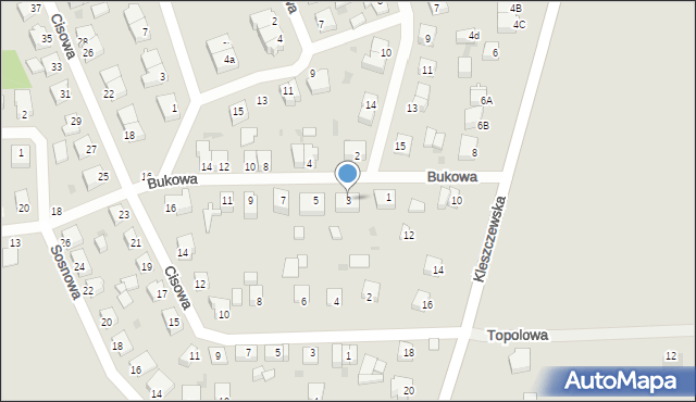 Skarszewy, Bukowa, 3, mapa Skarszewy