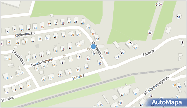 Skarżysko-Kamienna, Budowlanych, 16, mapa Skarżysko-Kamienna
