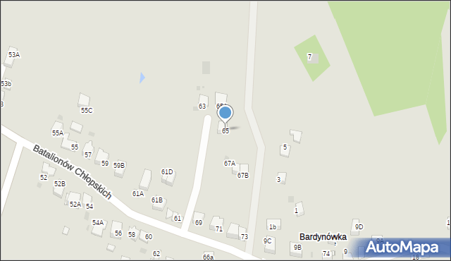 Skawina, Bukowska, 65, mapa Skawina