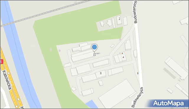 Skoczów, Budowlanych, 12, mapa Skoczów