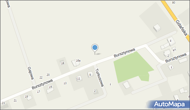 Skowarcz, Bursztynowa, 12, mapa Skowarcz