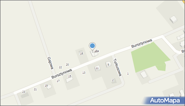 Skowarcz, Bursztynowa, 16b, mapa Skowarcz