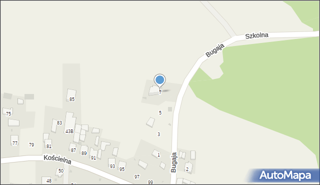 Smardzowice, Bugaja Piotra, ks., 7, mapa Smardzowice