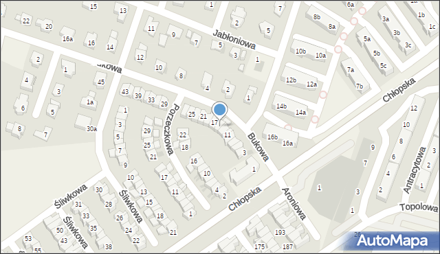 Smolec, Bukowa, 15, mapa Smolec