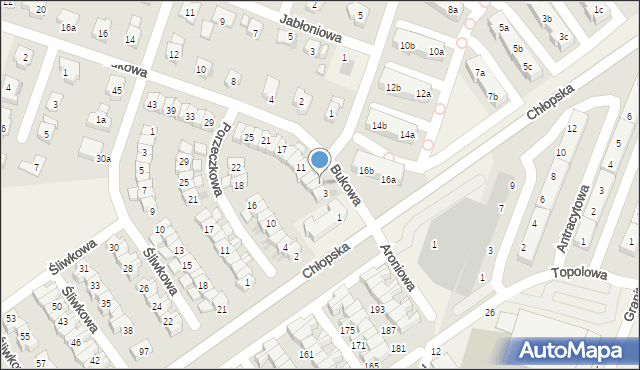 Smolec, Bukowa, 5, mapa Smolec