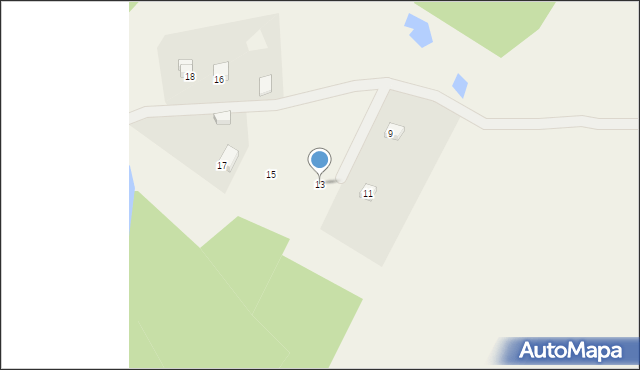 Sobącz, Bukowe Pole, 13, mapa Sobącz