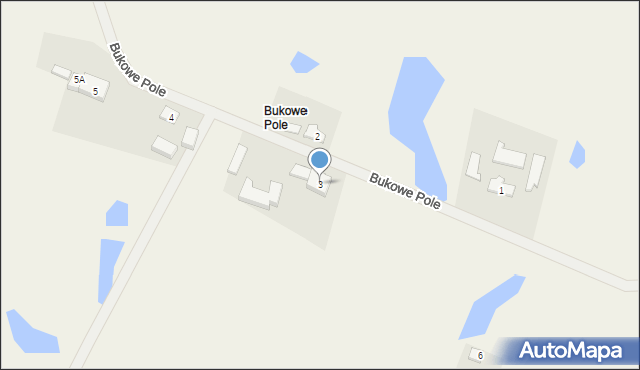 Sobącz, Bukowe Pole, 3, mapa Sobącz