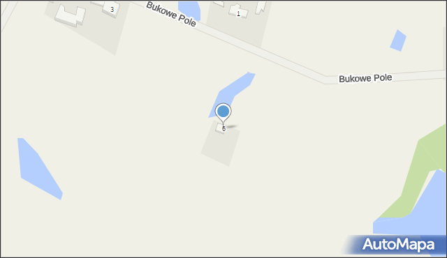 Sobącz, Bukowe Pole, 6, mapa Sobącz