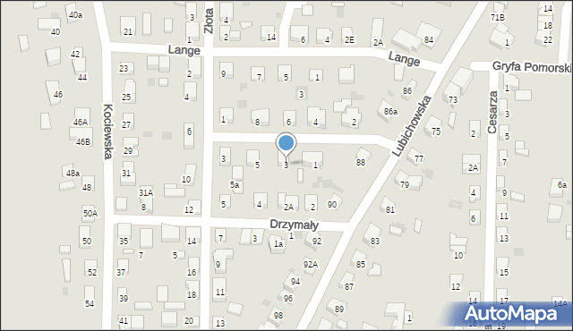 Starogard Gdański, Bursztynowa, 3, mapa Starogard Gdański