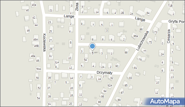 Starogard Gdański, Bursztynowa, 5, mapa Starogard Gdański