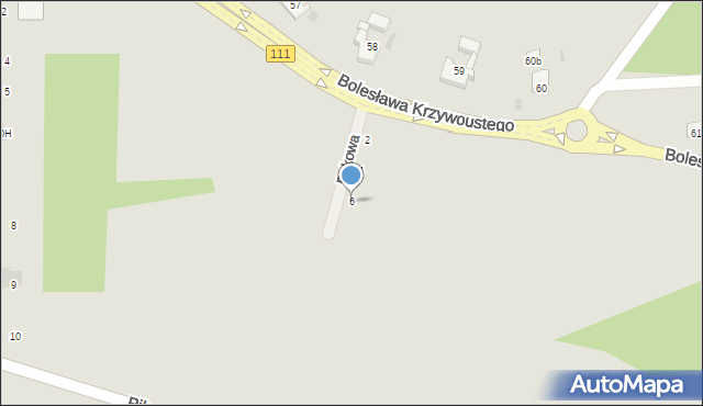 Stepnica, Bukowa, 6, mapa Stepnica
