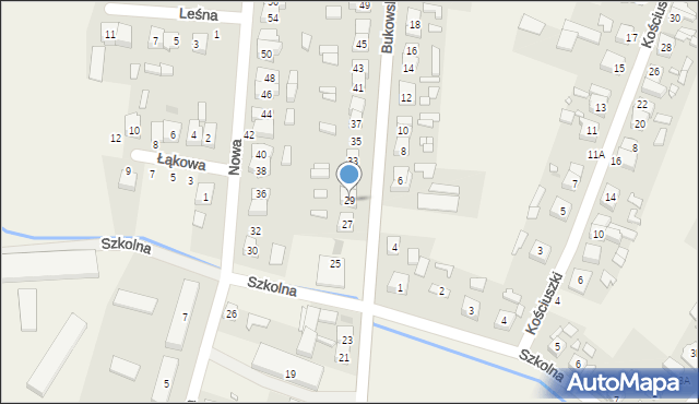 Strykowo, Bukowska, 29, mapa Strykowo