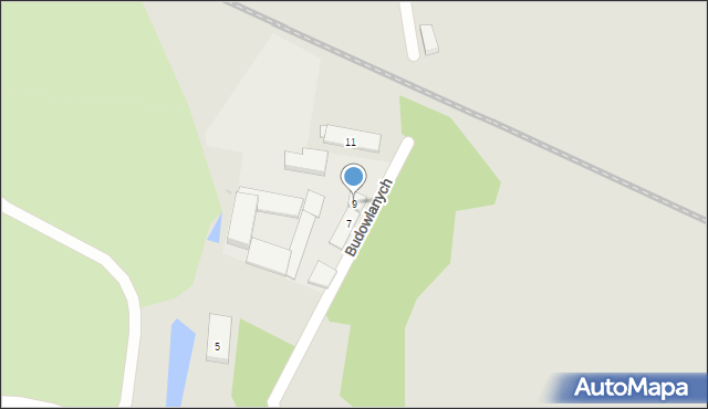 Strzelce Opolskie, Budowlanych, 9, mapa Strzelce Opolskie