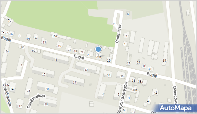 Suchedniów, Bugaj, 23b, mapa Suchedniów