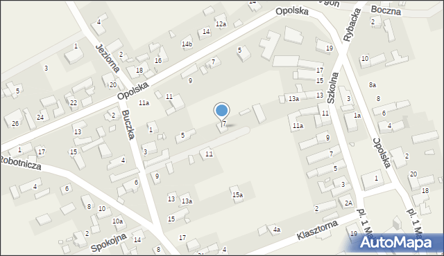 Szczedrzyk, Buczka Mariana, ks. bp., 7a, mapa Szczedrzyk