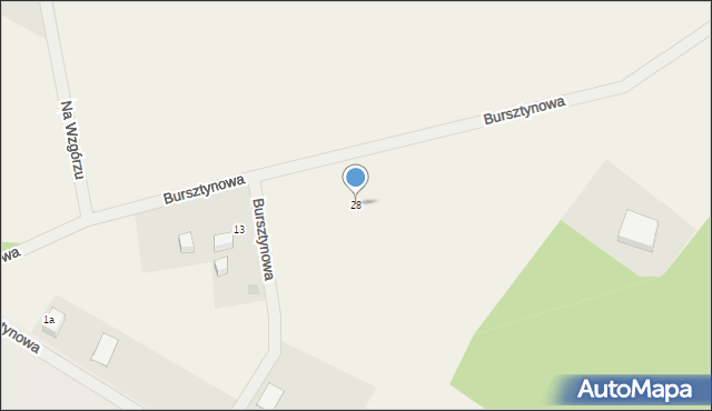 Szczenurze, Bursztynowa, 28, mapa Szczenurze