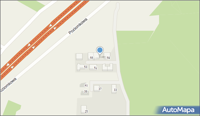Szczyglice, Bukowa, 57, mapa Szczyglice