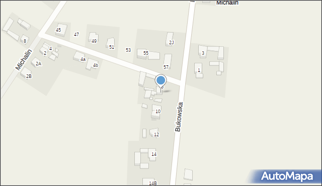 Szewce, Bukowska, 8, mapa Szewce