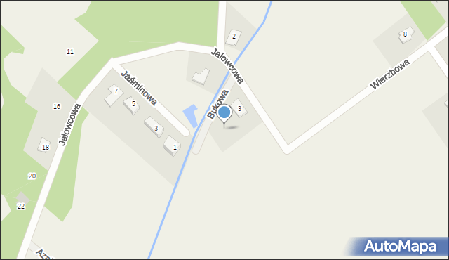 Tobolice, Bukowa, 1, mapa Tobolice