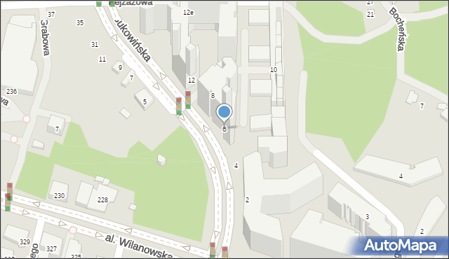 Warszawa, Bukowińska, 6, mapa Warszawy