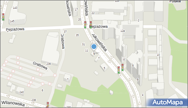 Warszawa, Bukowińska, 9, mapa Warszawy