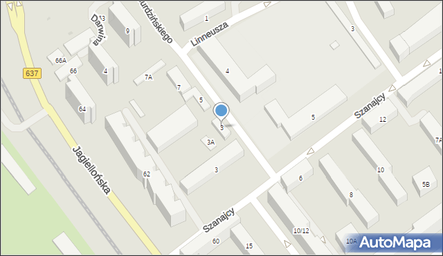 Warszawa, Burdzińskiego Wenantego, 3, mapa Warszawy