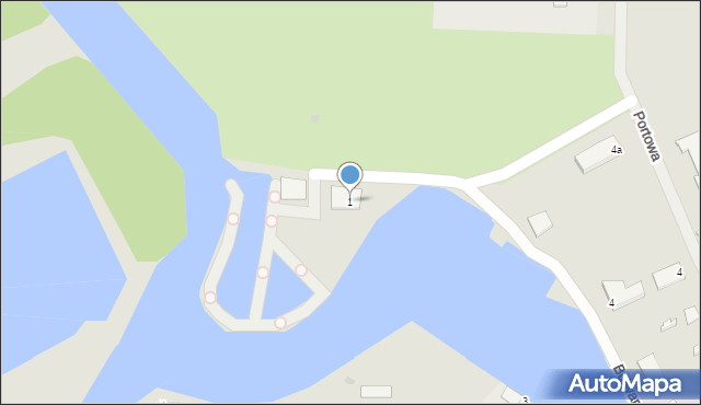 Węgorzewo, Bulwar Loir Et Cher, 1, mapa Węgorzewo