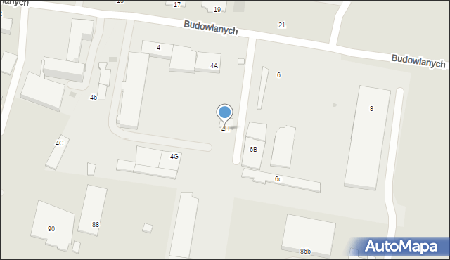 Wejherowo, Budowlanych, 4H, mapa Wejherowo