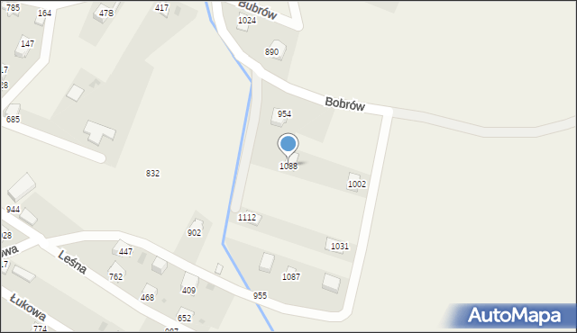 Wieprz, Bubrów, 1088, mapa Wieprz