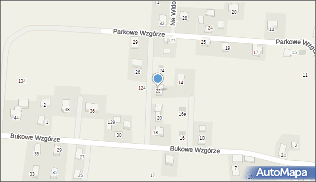 Wilczkowice, Bukowe Wzgórze, 22, mapa Wilczkowice