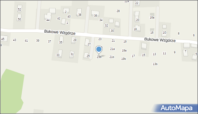 Wilczkowice, Bukowe Wzgórze, 23b, mapa Wilczkowice