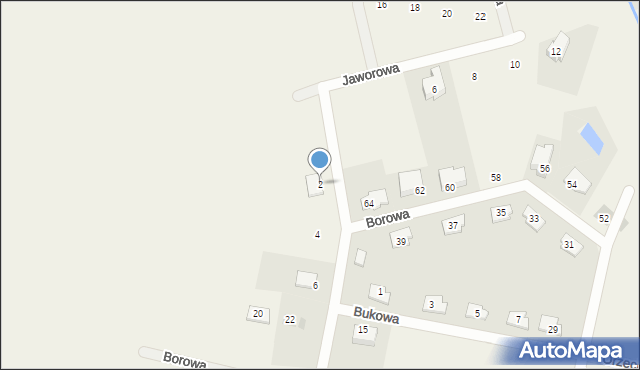 Wójtowo, Bukowa, 2, mapa Wójtowo