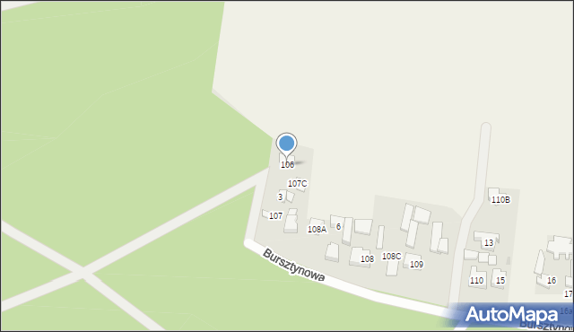 Wronowice, Bursztynowa, 1, mapa Wronowice