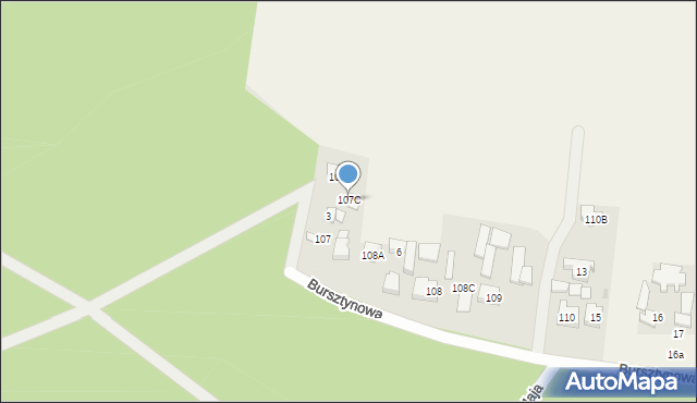 Wronowice, Bursztynowa, 2, mapa Wronowice