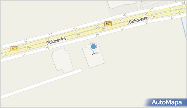 Wysogotowo, Bukowska, 27, mapa Wysogotowo