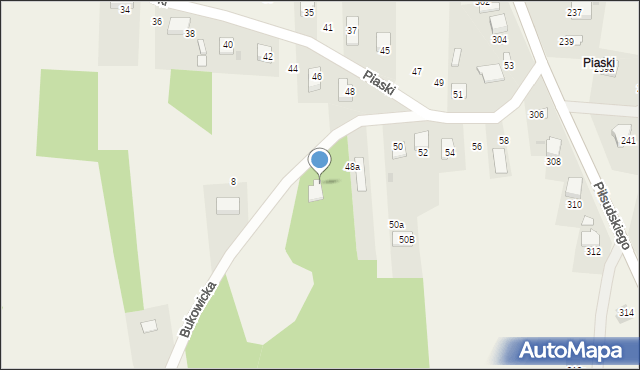 Zagórze, Bukowicka, 7, mapa Zagórze